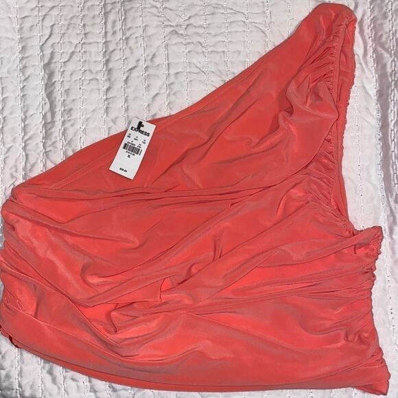 NWT Express One Shoulder Crop and Skirt Set Size XL - Picture 2 of 10